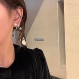 DAIIIBABYYY  -  Elegant Big Round Imitation Pearl Ear Clip Stud Earring Wedding Jewelry for Women Korean Fashion No Piercing Earrings