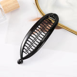Daiiibabyyy  Banana Clip Vertical Hair Clip Ponytail Hair Clip Women Fashion Twist Clip Large Hair Volume  Headdress Hair Accessories