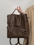 Daiiibabyyy  Large Capacity Mochilas Mujer Travel Mochila Preppy Style Bag All-match Laptop Backpack Casual Commuter Retro Bags for Woman