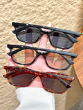 Daiiibabyyy  3Pcs Trendy Cat-Eye Frame Sunglasses Set Fashion Accessories/Metal Stud Design Satisfies Daily Styling Replacement Needs
