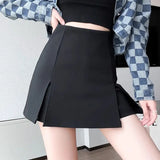 DAIIIBABYYY  -  Black Fashion Ladies Elegant A-line Skirt Summer Slim High Waist Straight Mini Dress New Young Style Women's Clothing