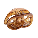 DAIIIBABYYY  -  8cm Long Plastic Hair Clips Hair Claw Crab for Girls and Women