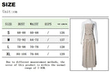 Daiiibabyyy  Casual Street Vacation Style Strapless Stretchable Long Dress Summer Fashion Stripes Printing Ruched Comfort Retro Sundress
