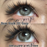 Daiiibabyyy  1Pair PATTAYA Fashion Makeup Beauty Contacts Lenses Soft Half Year Green Contacts Eyes New York Myopia Color Lenses