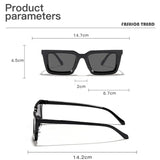 Daiiibabyyy  Vintage Rectangle Sunglasses Women Designer Casual Sun Eyewear Female Male Outdoors Classic Mirror Shades UV400 Eyeglasses