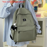 Daiiibabyyy  Backpack for College Students, Simple and Versatile Design, Large Capacity Backpack for Junior High School Students, Backpack
