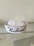 Daiiibabyyy  New Niche Y2K Diamond-encrusted Alphabet Sailor Hat Women's Fashion Spring and Summer Temperament Flipped Brim Dome Beret
