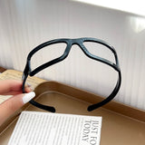 Daiiibabyyy  Glasses Frame Headband Ultra-light Headband Acrylic Headband Suitable for All Seasons