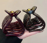 Daiiibabyyy  Hot Design Top Grade Pumpkin Hair Claw Clip For Women Back Long Hair Hold Barrette Hairpin Hair Crab Clips Hair Accessories