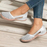 Daiiibabyyy  Summer Women Sandals Wedges Orthopedic Hollow Out Ladsies Casuasl Shoes Slip On Vintage Female Sandals Chaussure Femme
