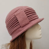 Daiiibabyyy  Women's Simple Wool Beanie Winter Hat Ladies Warm Knitted Slouchy Soft Chunky Ribbed Cuffed Cap for Women Girls