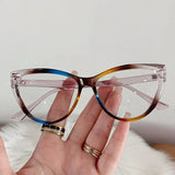 Daiiibabyyy  New Sexy Cat Eye Glasses Women Anti Blue Light Transparent Eyewear Brand Designer Computer Reading Eyeglasses Optical Frame Ocul
