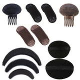 Daiiibabyyy  Set of Invisible Fluffy Hair Clips - Volumizing Hair Roots, DIY Styling, Easy to Use, Solid Color, Cute Oblong Shape - Perf