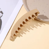 Daiiibabyyy  Simple Solid Color Banana Clip Convenient And Fashionable Hairpin Suitable For Women And Girls Hairpin Hair Accessories