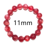 DAIIIBABYYY  -  Natural Red Strawberry Quartz Bracelet Star Light Woman Men Clear Round Beads Crystal 8mm 9mm 10mm 11mm 12mm 13mm  AAAAAA