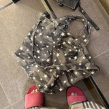 Daiiibabyyy  Camouflage Star Shoulder Bag Large Capacity Sac Femme Canvas Tote Bolso Original Bags for Woman Spacious Durable Bolsos Mujer
