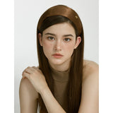 Daiiibabyyy  1 Piece French Retro Satin Glossy Headband, Autumn & Winter Elegant Wide-Brimmed Hair Hoop, Women’s Stylish Hair Accessory