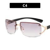 DAIIIBABYYY  -  New Frameless Decorative Diamond Sunglasses Women's Design Brand Luxury Sun Glasses Outdoor Leisure Eyewear UV400 Gafas De Sol