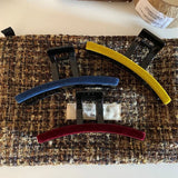 Daiiibabyyy  Large Velvet Hair Claw Clips - Strong Hold Non-Slip, Soft Fabric for Thick/Thin Hair, Daily/Party/Casual Hairstyle Accessories