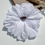 DAIIIBABYYY  -  Big Size Chiffon Scrunchies For Muslim Women Custom Elastic Volumizing Oversized Neat stitching Malaysian Bunch Hair Tie