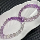 DAIIIBABYYY  -  8MM Natural Gradient Amethyst Bracelet Fashion Healing Personalized For Men Women Gemstone Jewelry Lovers Gift 1PCS