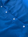 DAIIIBABYYY  -  Shirt Loose Silhouette Lazy Style Top Early Spring Simple Layered Blue Shirt for Women