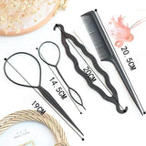 DAIIIBABYYY  -  4Pcs Hair Braid Accessories Children's Hair Pin Set Headdress Baby Hair Braid Device Cut Hair Wear Hair Braid Tool Braiding Hair
