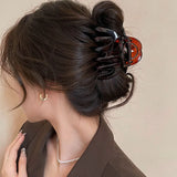 Daiiibabyyy  Hot Design Top Grade Pumpkin Hair Claw Clip For Women Back Long Hair Hold Barrette Hairpin Hair Crab Clips Hair Accessories