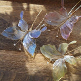 Daiiibabyyy  Fashion Plastic Fairy Butterfly Hairpins Resin Antique Headwear Tassel Butterfly Hair Sticks Hair Accessories Women