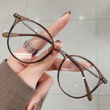 DAIIIBABYYY  -  Retro Anti Blue Light Glasses Women Men Computer Myopia Eyewear Optical Spectacle Eyeglass Blocking Universal Glasses