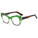 Daiiibabyyy  Large Frame Cat Eye Reading Glasses, Personalized Fashion Glasses, High-definition Anti Blue Light Presbyopia Glasses, 0 To+400