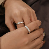 Daiiibabyyy  Ring for Couple Creative Glowing in the Dark Player 1 Player 2 Matching Gaming Ring for Women Men Valentine's Day Gift