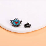 Daiiibabyyy  Cartoon Cute Brooches for Nurses Doctors Metal Cute Heart Funny Decorative Pin Hospital Theme Brooches Fashion Jewelry
