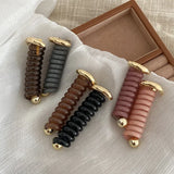 DAIIIBABYYY  -  Japanese Fashion Style Spiral Hair Tie Metal Tpu Hair Ties for Girls and Women Hair Accessories Accesorios Para El Cabello