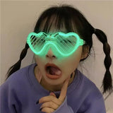 DAIIIBABYYY  -  Halloween Party Glasses New Luminous LED Glasses Colorful Lighting Bar Nightclub Men Women Disco Dancing Eyewear Birthday Gift