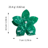 Daiiibabyyy  1pc New Acetate Flower Clip with Elegance, Beautiful Hair Accessories for Back of Head, Holiday High-End Feel Shark