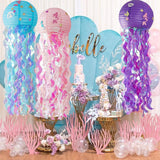 Daiiibabyyy Mermaid Tail Tableware Cake stand Little Mermaid Birthday Party Decoration Kids Girl Under the Sea Party Supplies Baby Shower