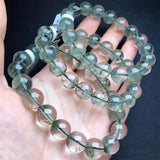 DAIIIBABYYY  -  12MM Natural Green Garden Quartz Bracelet Fashion Stone Rare Clear Round Beads High-Quality Jewelry Gift 1pcs