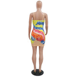 DAIIIBABYYY  -  Sexy Dresses for Women Spaghetti Strap Backless Diamond Sheath Mini Length Elegant Ladies Birthday Party Dinner Vestidos Mujer