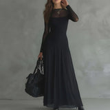 Daiiibabyyy  Spring New Arrival Fashion Elegant Casual Lace Spliced Slim-Fit Dress With Charming Design for Trendy Ladies