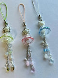 DAIIIBABYYY  -  jelly fish inspired phone charm cute aesthetic y2k handmade
