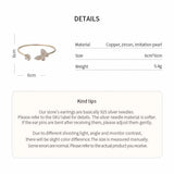 Daiiibabyyy  Luxury Gold Color Butterfly Open Bangles for Women Imitation Pearl Cubic Zirconia Cuff Bracelet French Fashion Jewelry Bridal  K