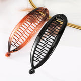 Daiiibabyyy  Banana Clip Vertical Hair Clip Ponytail Hair Clip Women Fashion Twist Clip Large Hair Volume  Headdress Hair Accessories