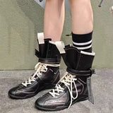 DAIIIBABYYY  -  Women's Boxing Boots 2025 Brand Comfy Retro Maillard Sporty Football Style Ankle Boots for All seasons Daily Life Footwear