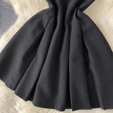 DAIIIBABYYY  -  Sexy pleated Off Shoulder Three-dimensional flower ruffle Dress Chic Vintage Evening Party Club  Women Chic puff dresses