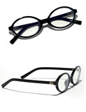 Daiiibabyyy  New Sunglasses for Men Oval Retro Sun Glasses Women and Transparent Glasses Frame