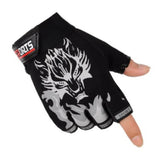Daiiibabyyy Half Finger Weight Lifting Gloves Adjustable Summer Breathable Running Riding Fitness Cycling Gloves for Men Women