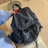 Daiiibabyyy  Students Travel Mochilas Mujer High Capacity Mochila New Canvas Bag Korean INS Backpack Lightweight Bags for Woman