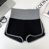 Daiiibabyyy  high quality Contrast Patchwork Mini Shorts high waist Bottoms Korean Casual Skinny Women Panties Y2K Aesthetic Hot Girl Shorts