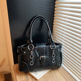Daiiibabyyy  New Women Casual Simple Handbags Office Lady Chic Korean Fashion Shoulder Bag Y2k Aesthetic Female All Match Underarm Bag